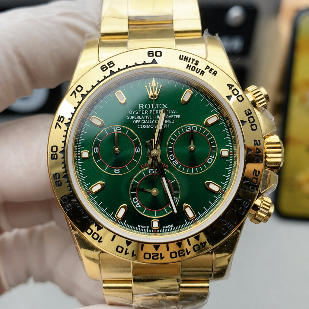 Daytona 116508 40mm YG/YG Green/Stk ZF DD4130(Gain Weight)
